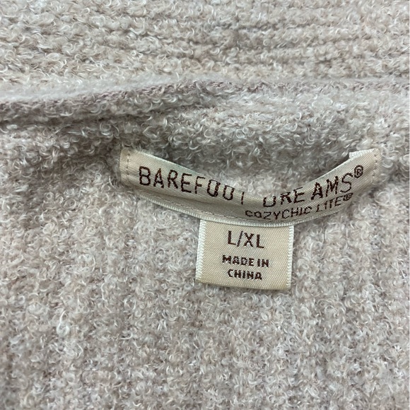 Barefoot Dreams Pink Blush Cozy Chic Lite Knit Soft Robe with Tie / Large / XL - Picture 3 of 8